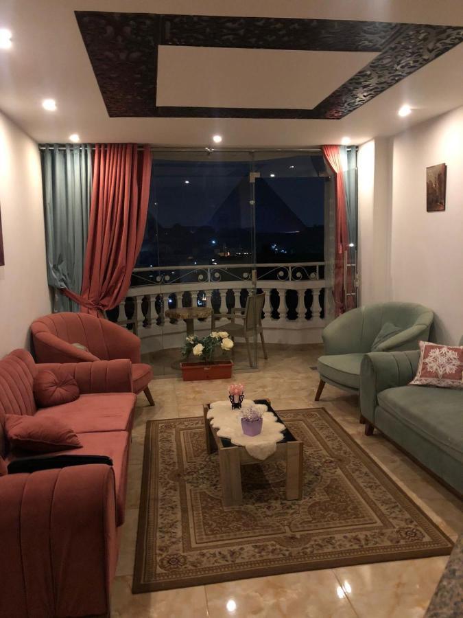 Full Pyramids View Apartment With Balcony For 8 P Kafret el-Gabal Exterior foto