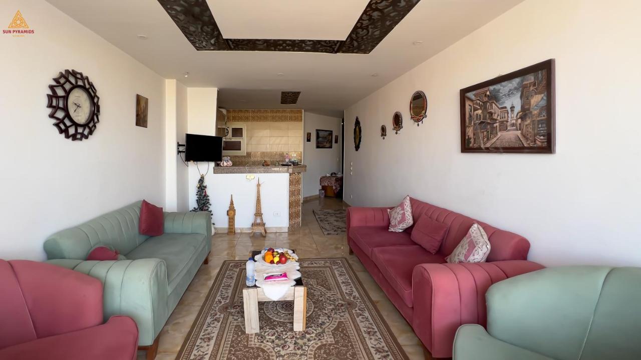 Full Pyramids View Apartment With Balcony For 8 P Kafret el-Gabal Exterior foto