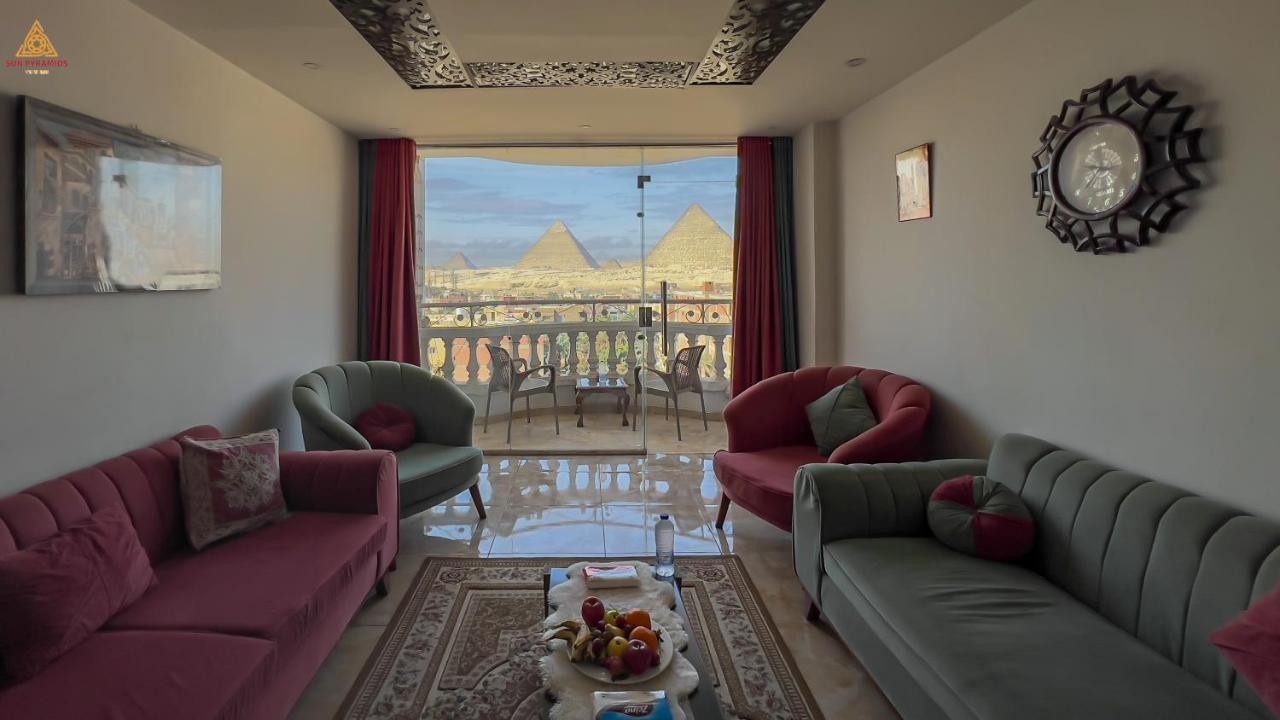 Full Pyramids View Apartment With Balcony For 8 P Kafret el-Gabal Exterior foto