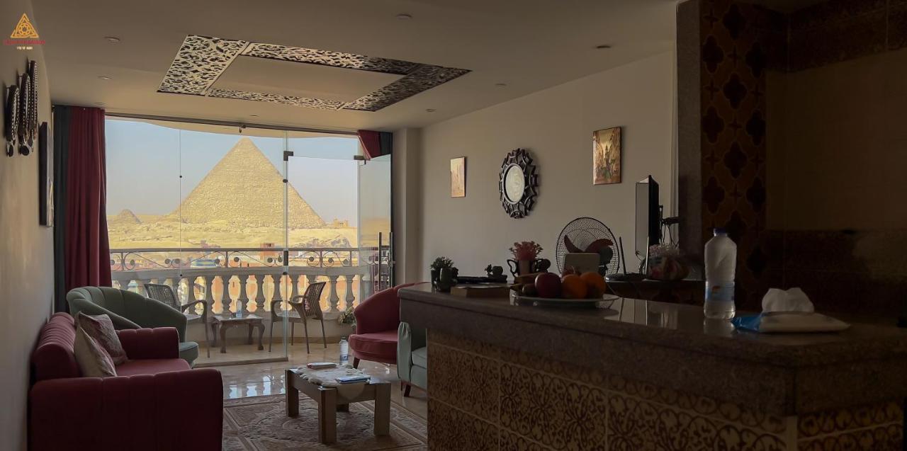 Full Pyramids View Apartment With Balcony For 8 P Kafret el-Gabal Exterior foto