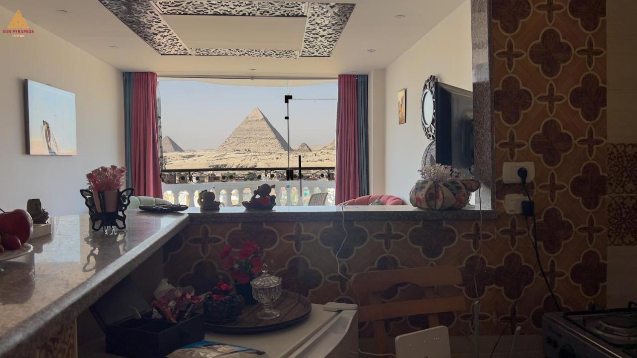 Full Pyramids View Apartment With Balcony For 8 P Kafret el-Gabal Exterior foto