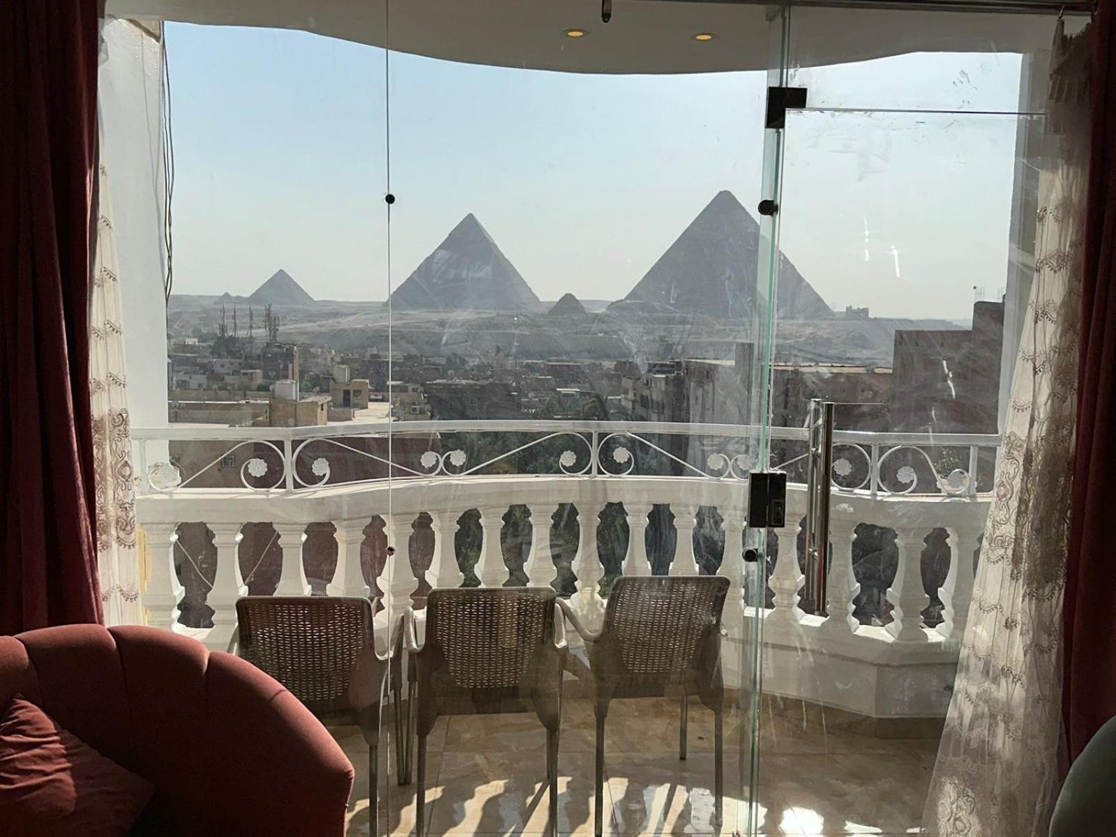 Full Pyramids View Apartment With Balcony For 8 P Kafret el-Gabal Exterior foto